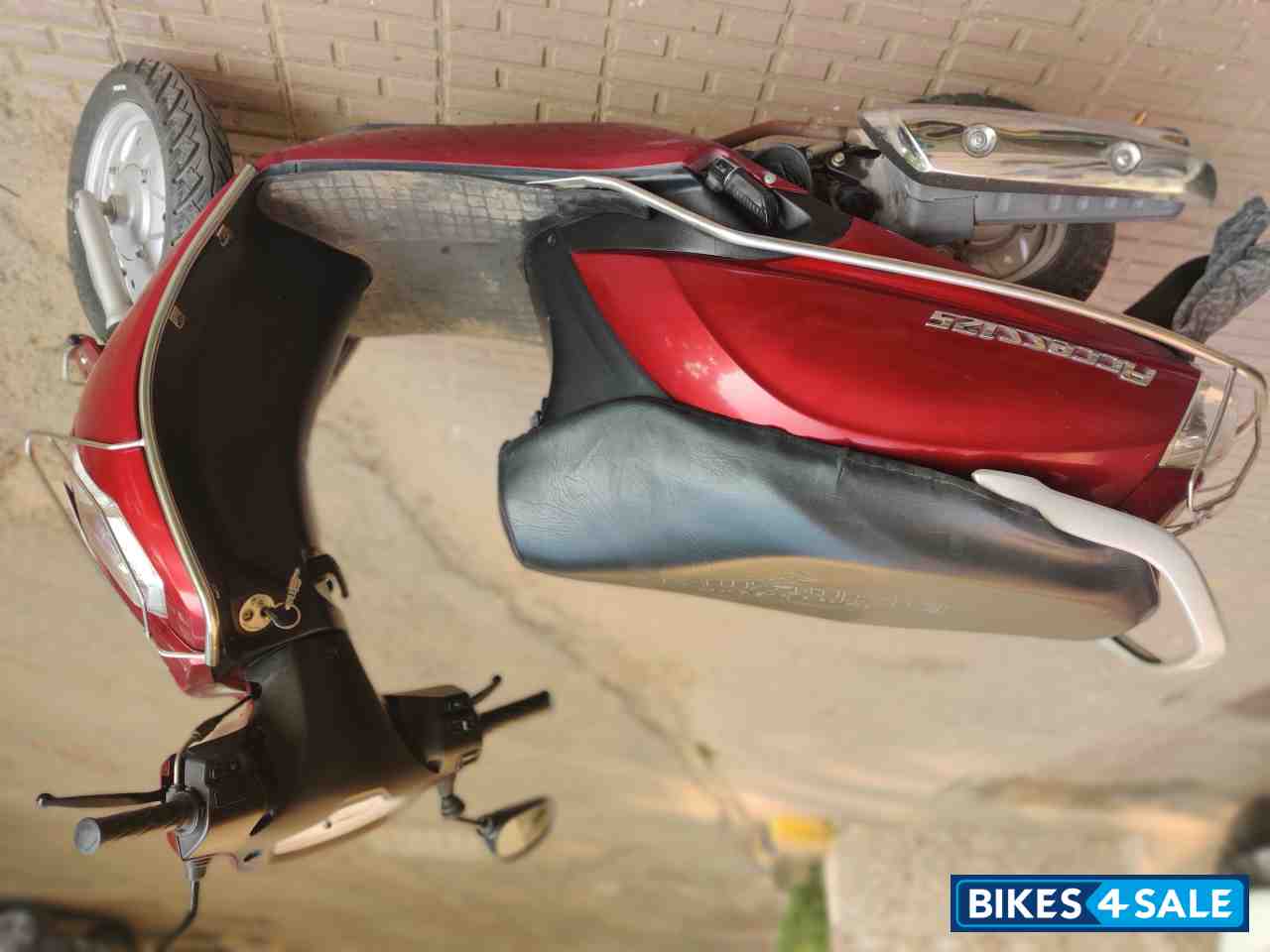 Dark Red Suzuki Access 125