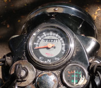 Black Royal Enfield Bullet Standard 350