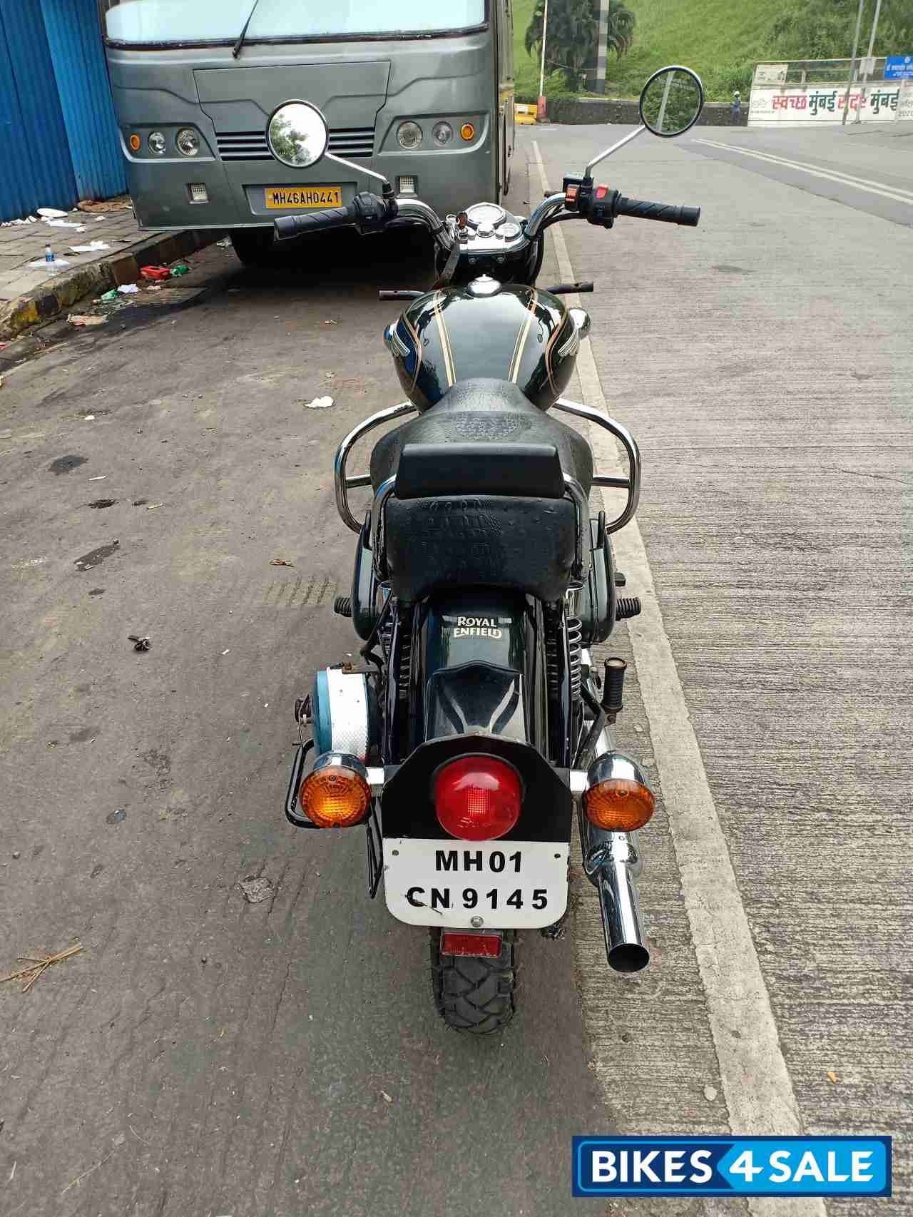 Green Royal Enfield