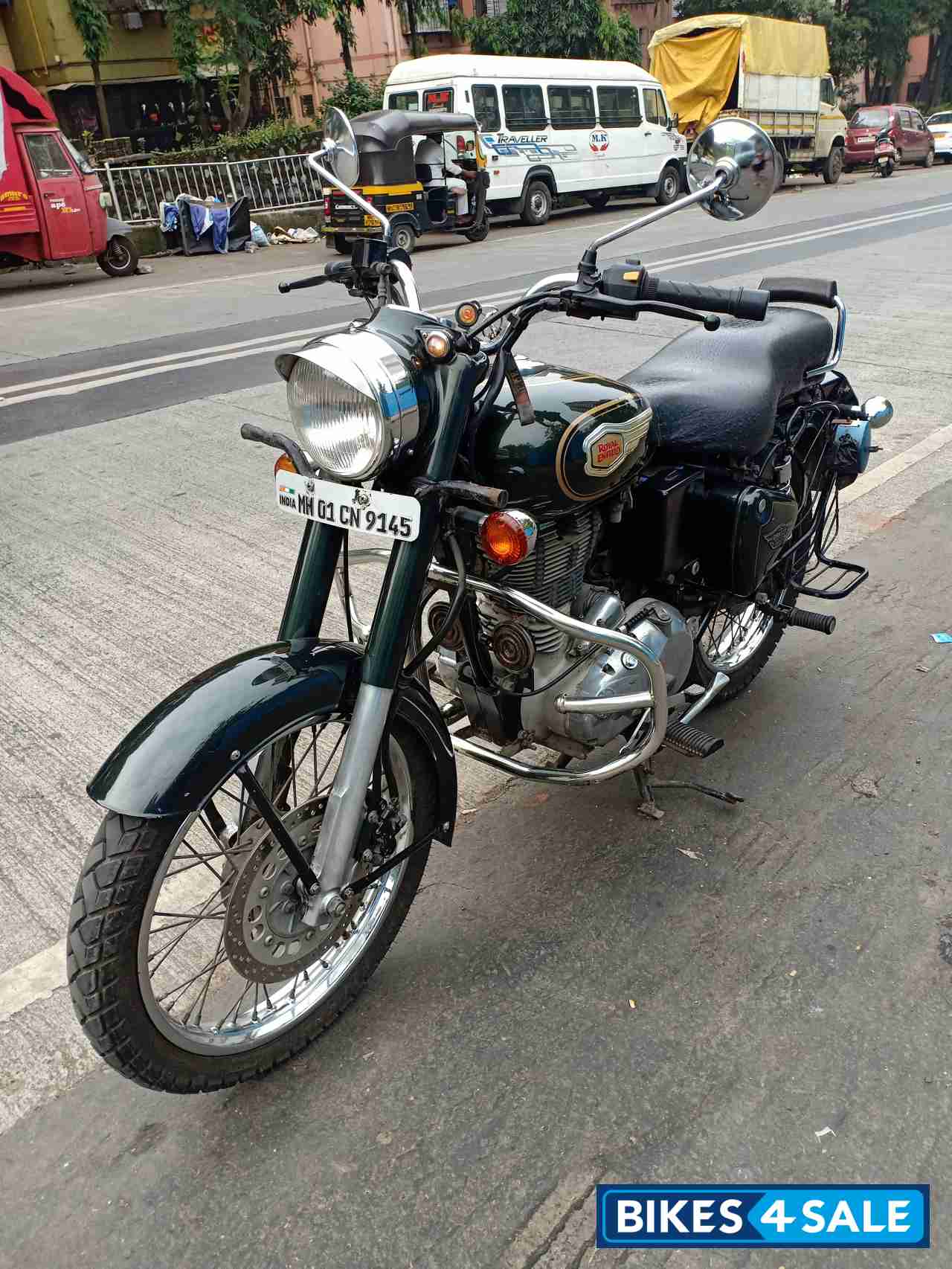 Green Royal Enfield