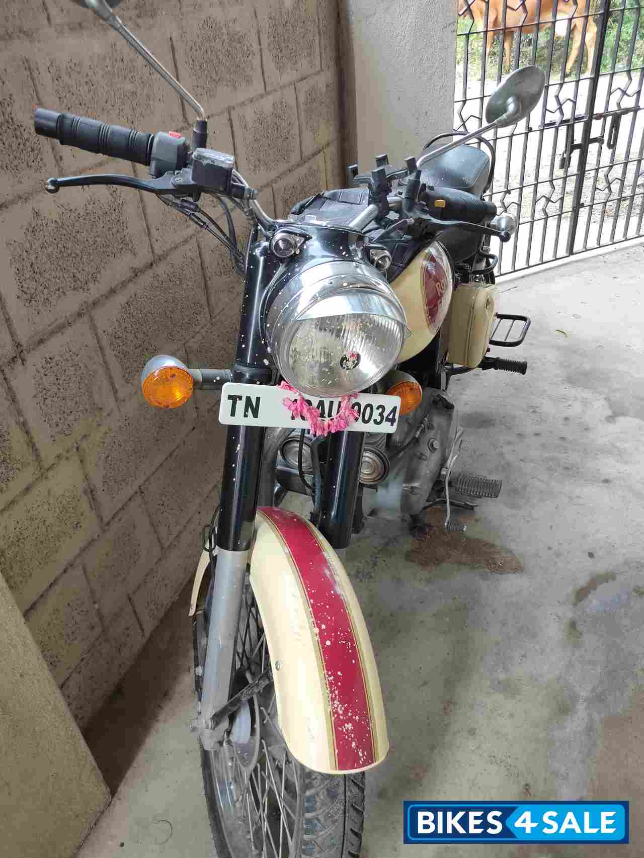 Tan Royal Enfield Classic 500