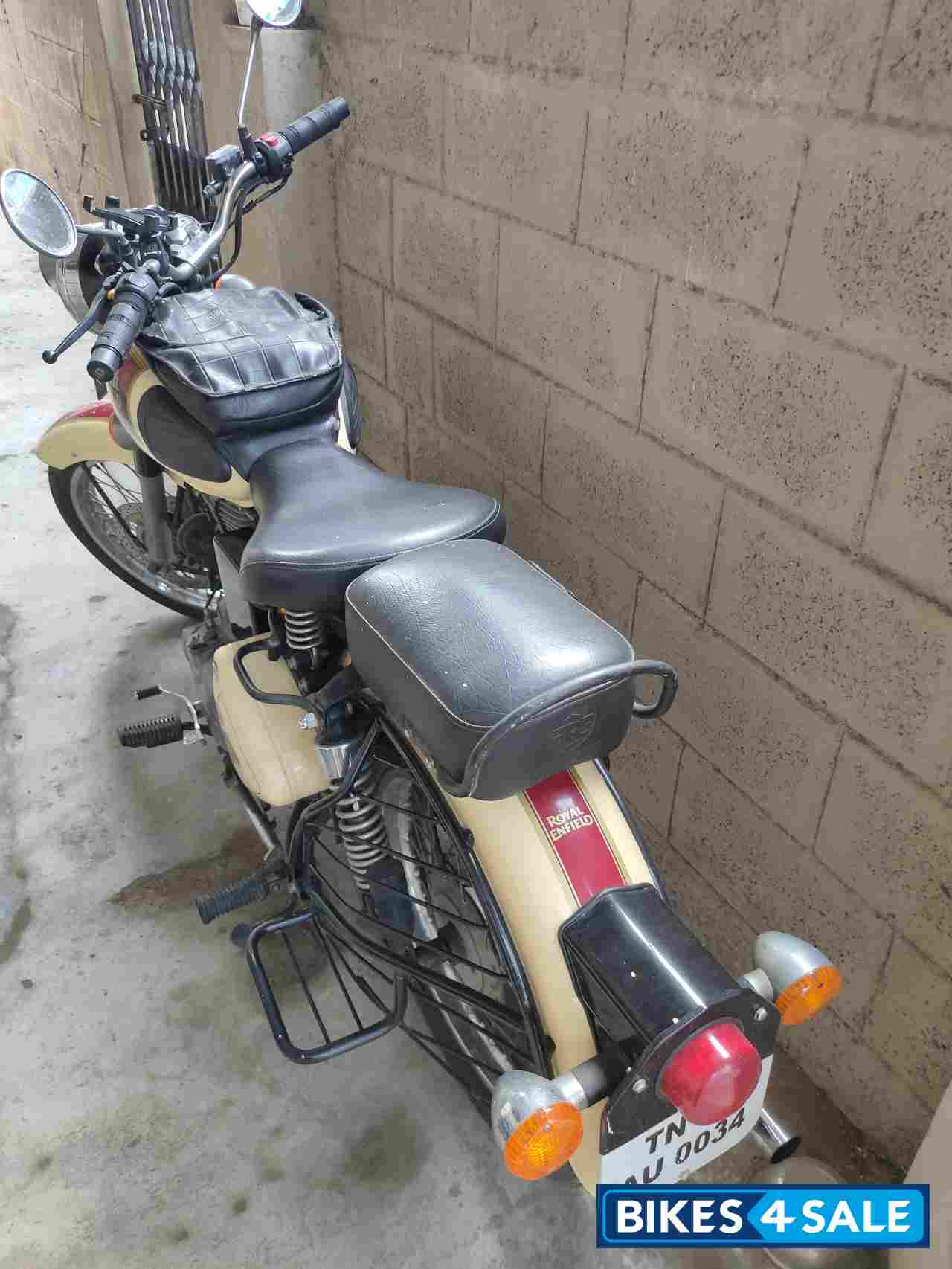 Tan Royal Enfield Classic 500