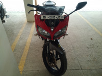 Red Yamaha Fazer FI V2