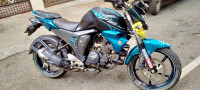 Black & Cyan Yamaha FZ-S FI V2