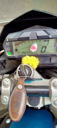 Black & Cyan Yamaha FZ-S FI V2