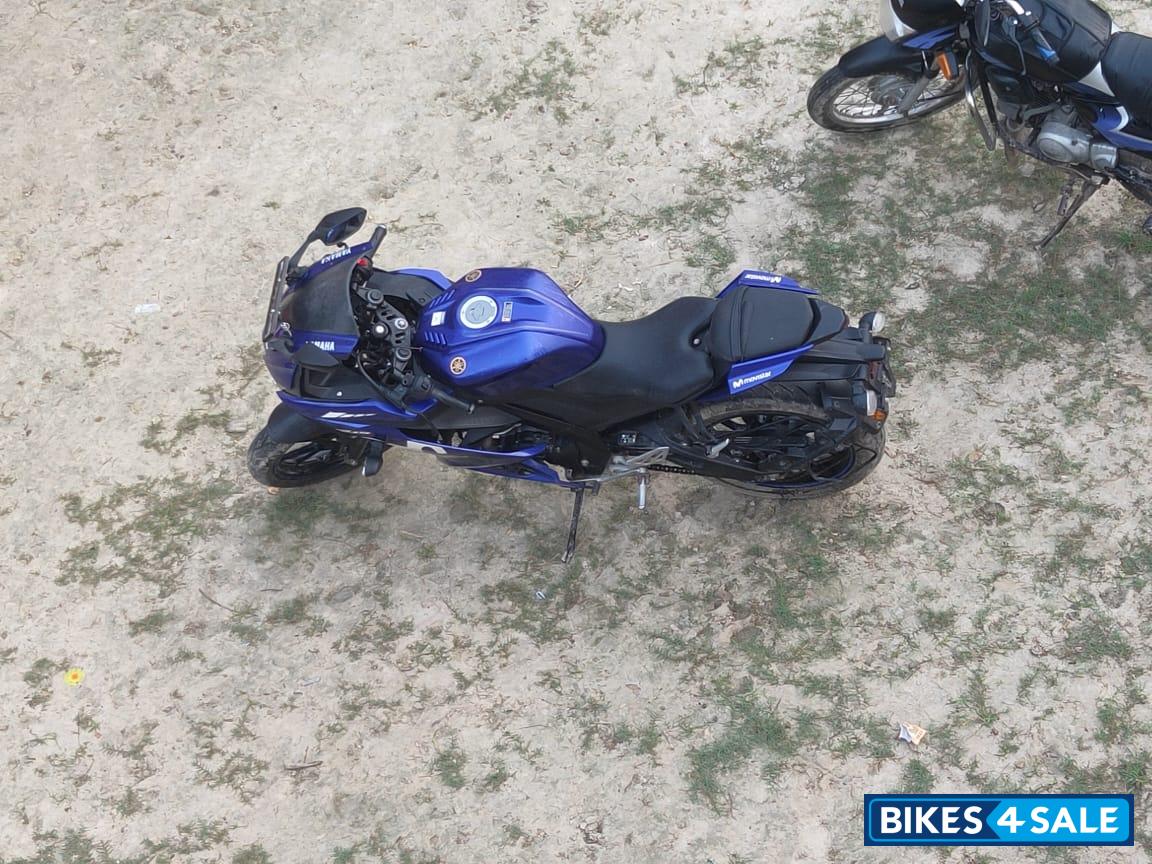 Blue Yamaha YZF R15 V3