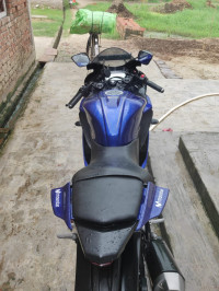 Blue Yamaha YZF R15 V3