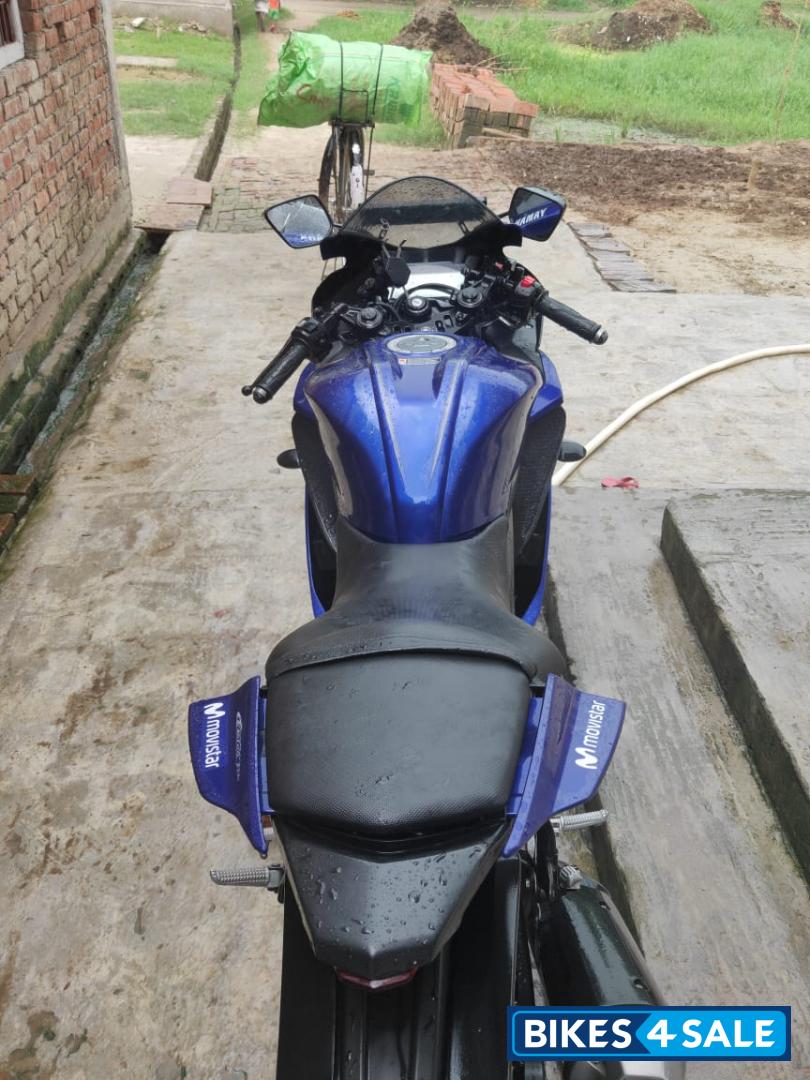 Blue Yamaha YZF R15 V3