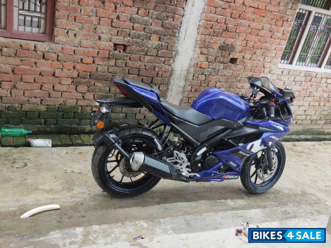 Blue Yamaha YZF R15 V3