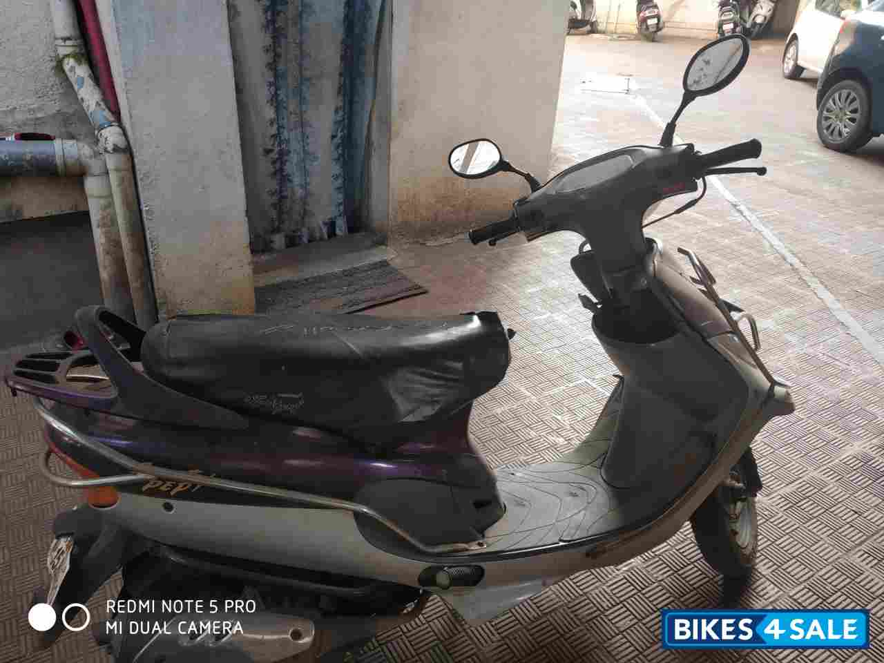 Purple TVS Scooty Pep Plus