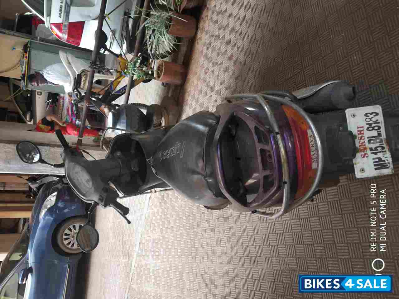 Purple TVS Scooty Pep Plus