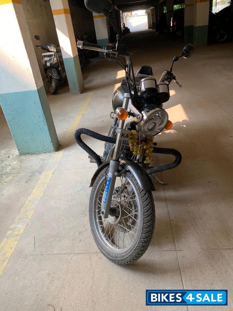 Grey Royal Enfield Thunderbird