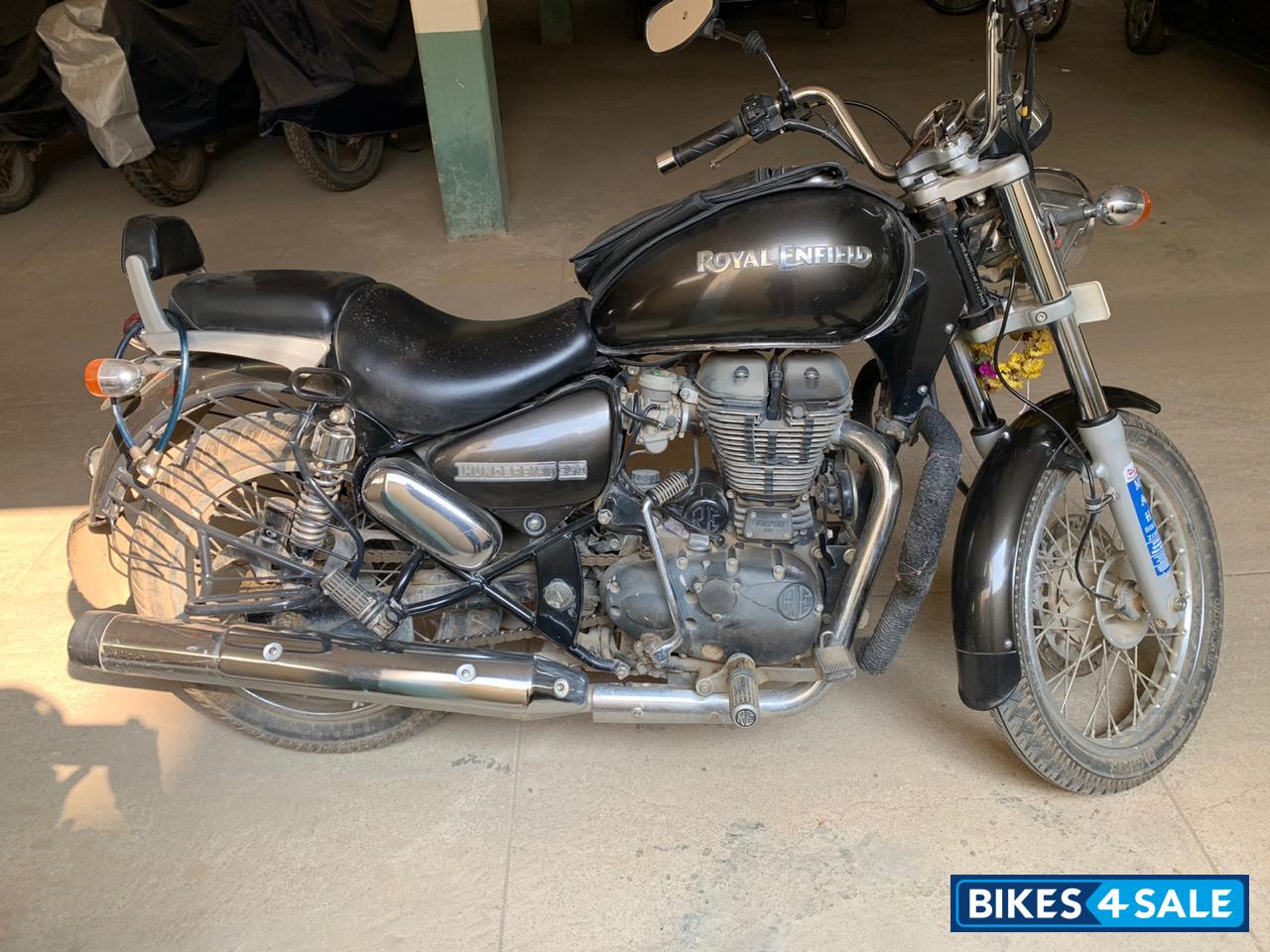 Grey Royal Enfield Thunderbird
