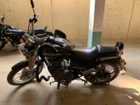 Grey Royal Enfield Thunderbird