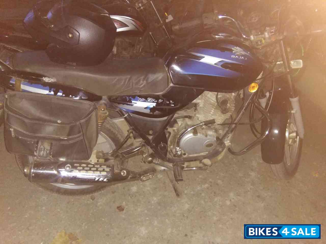 Blue Black Bajaj Discover 125