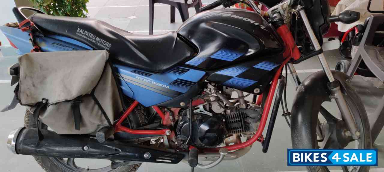 Blue Black Hero Glamour 125