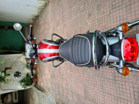 Cranberry Red And Silver Triumph Bonneville T120