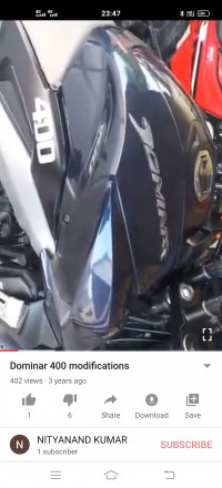 Bajaj Dominar 400 Disc 2016 Model