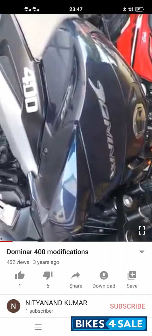 Bajaj Dominar 400 Disc