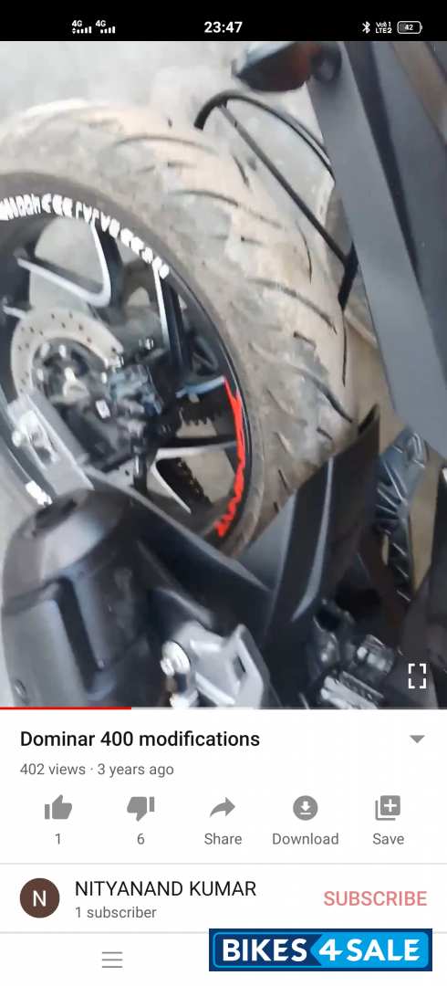 Bajaj Dominar 400 Disc