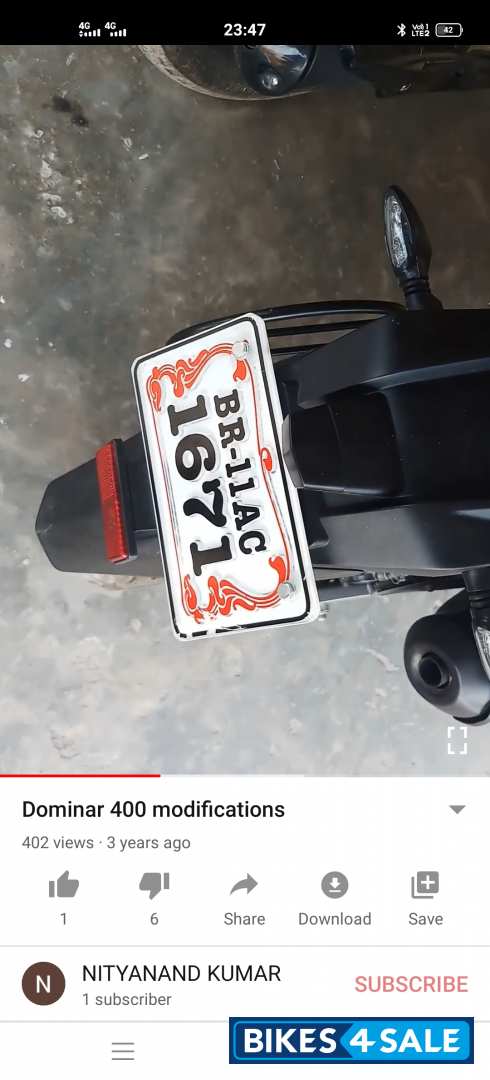 Bajaj Dominar 400 Disc