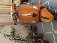 Orange Vespa 125