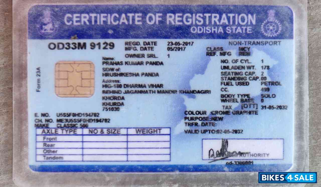 Chrome Graphite Royal Enfield Classic Chrome