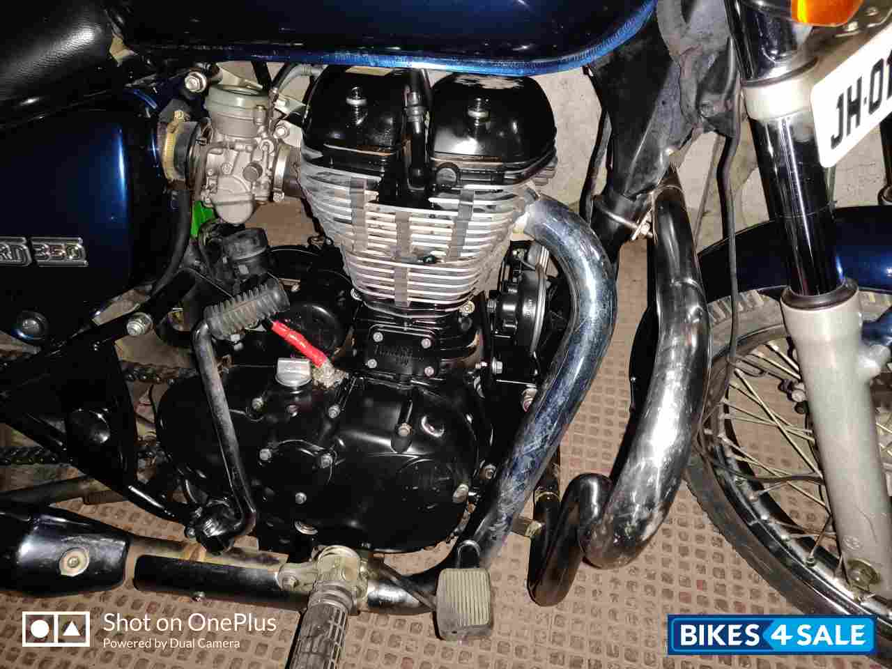 Blue Royal Enfield Thunderbird 350