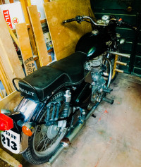 Black Royal Enfield Bullet Electra