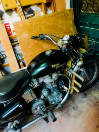 Black Royal Enfield Bullet Electra