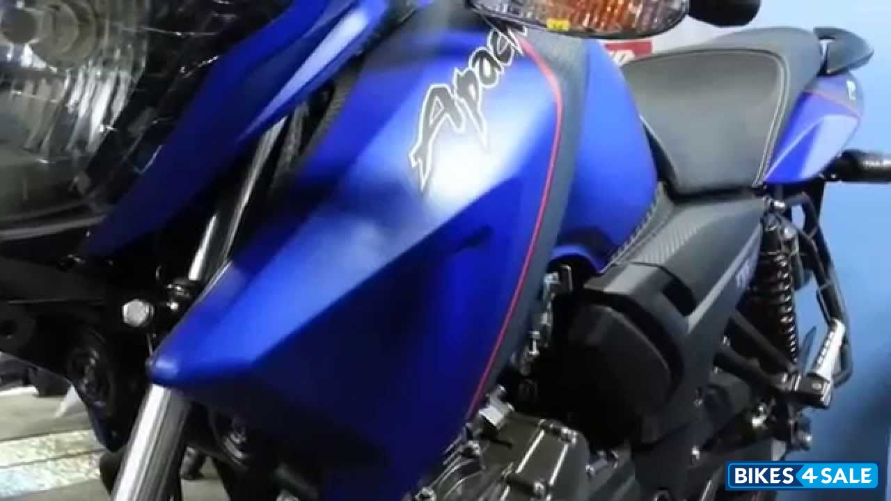 Mettalic Blue TVS Apache RTR 160
