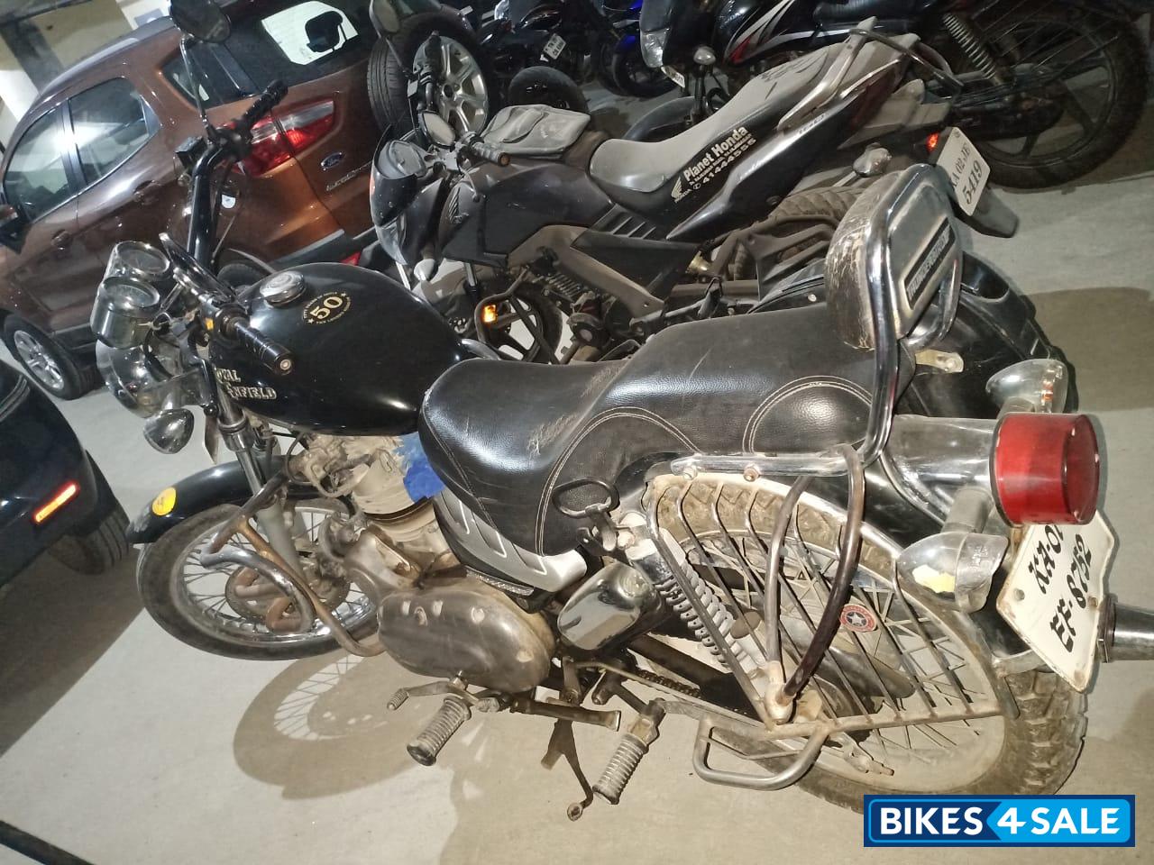 Black Royal Enfield Thunderbird