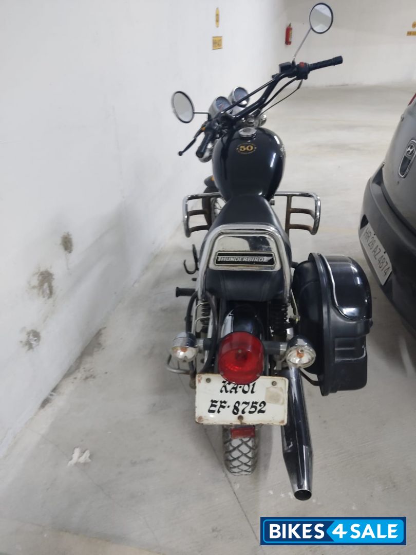 Black Royal Enfield Thunderbird