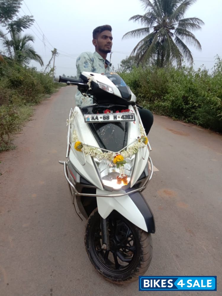 White TVS NTORQ 125