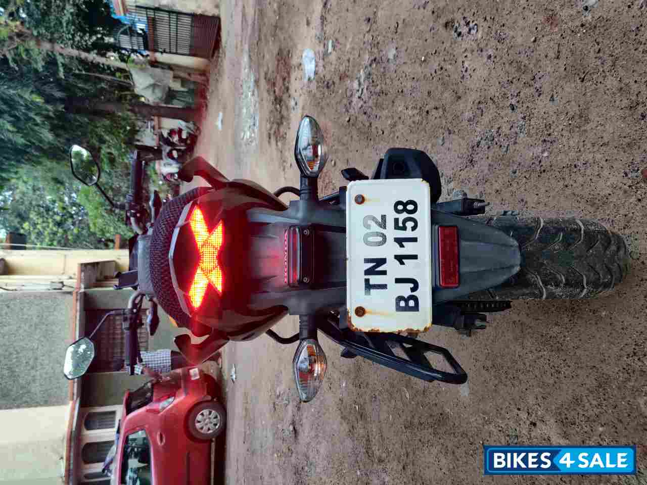 Orange And Black Honda CB Hornet 160R