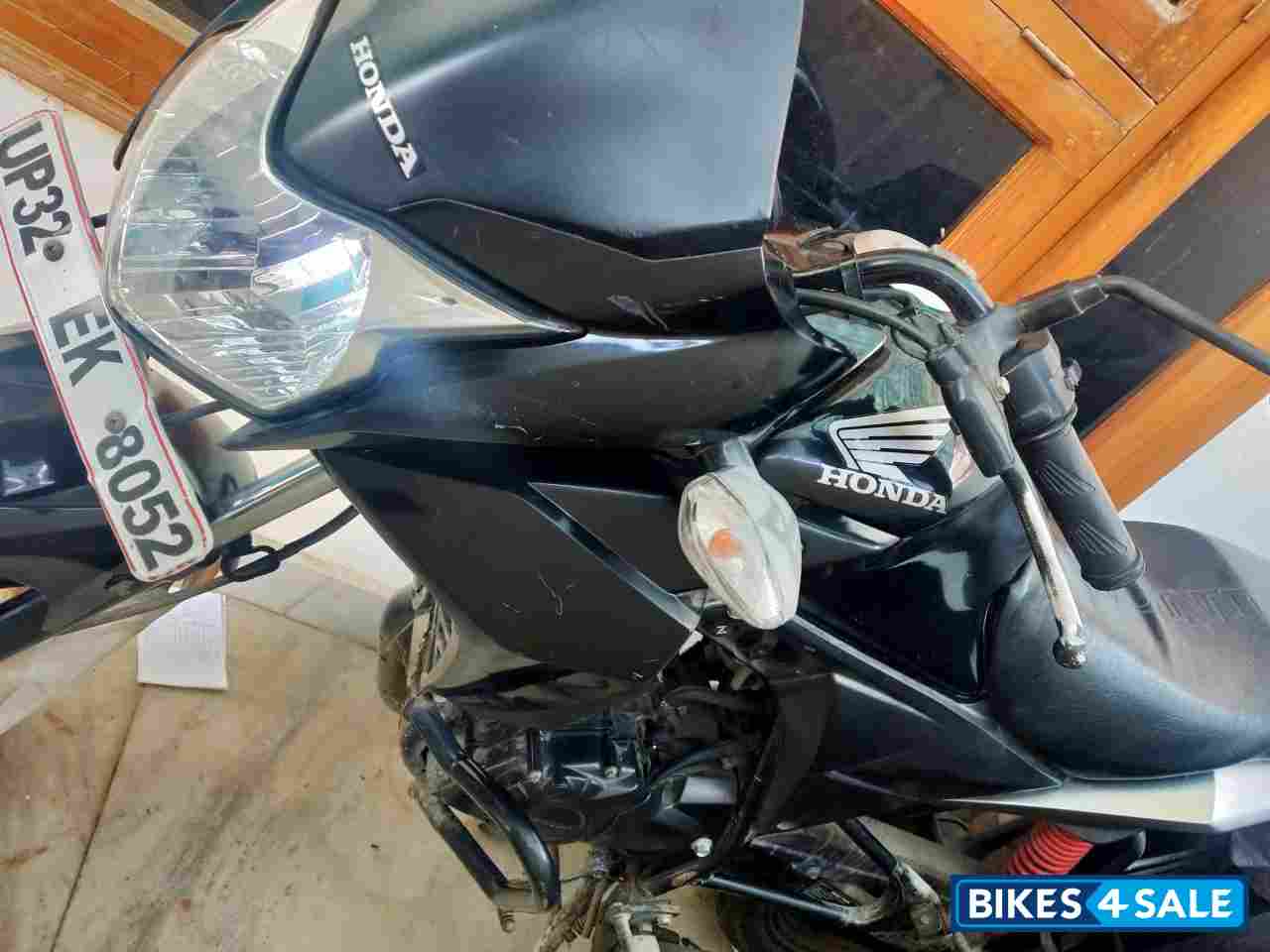 Black Honda CB Twister