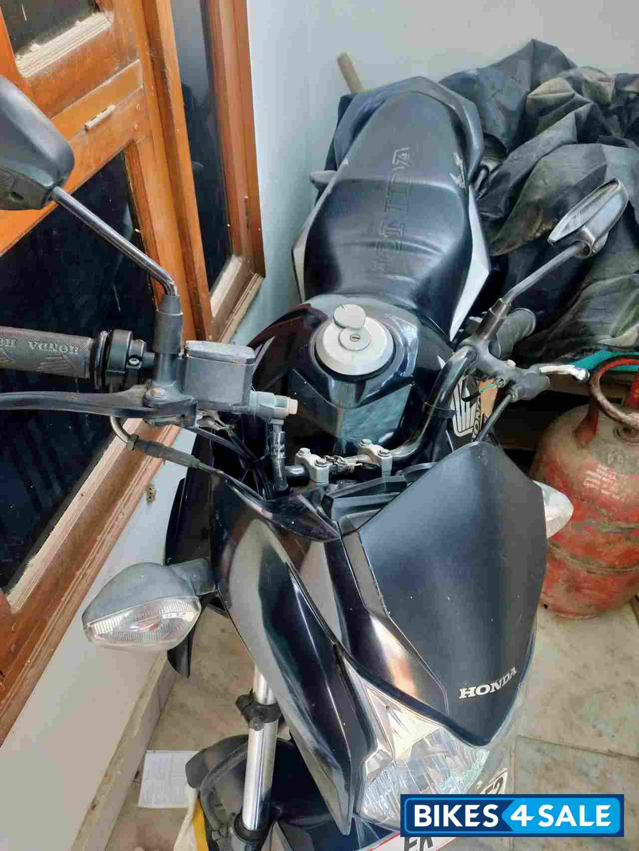 Black Honda CB Twister