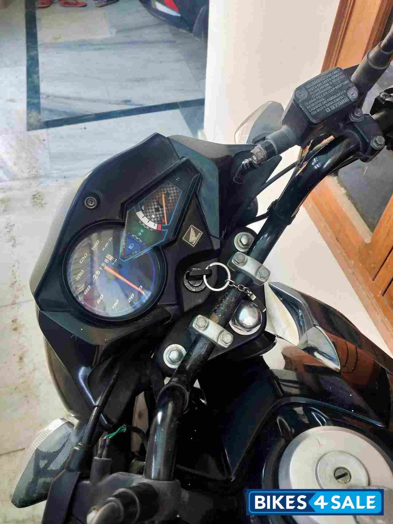 Black Honda CB Twister