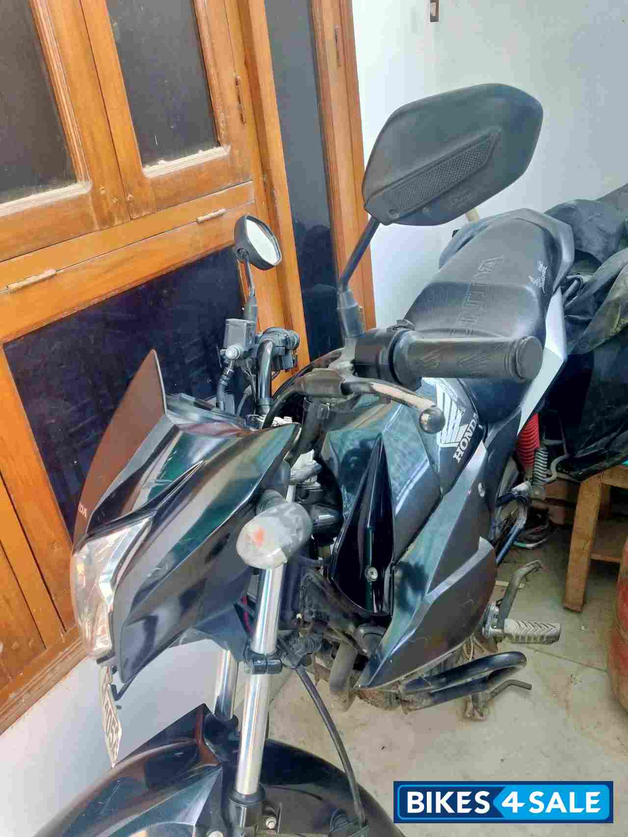 Black Honda CB Twister