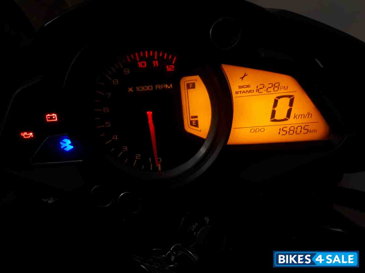 Grey Black Bajaj Pulsar NS 160