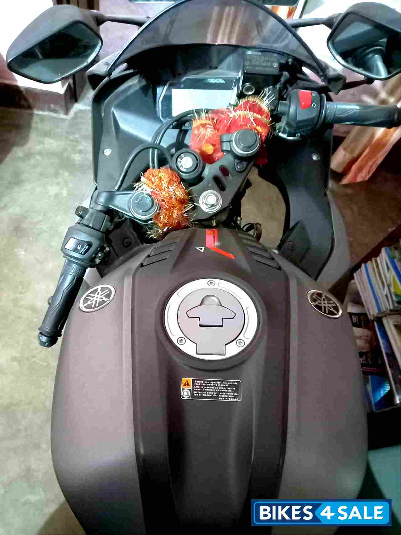 Matt Red Grey Yamaha YZF R15 V3 BS6