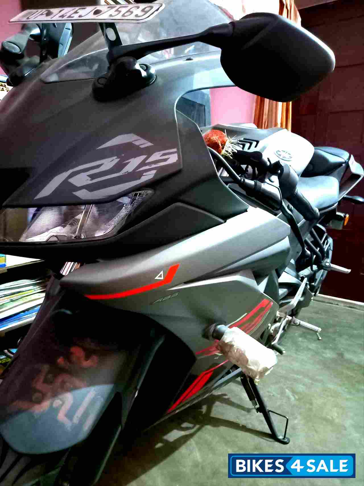 Matt Red Grey Yamaha YZF R15 V3 BS6