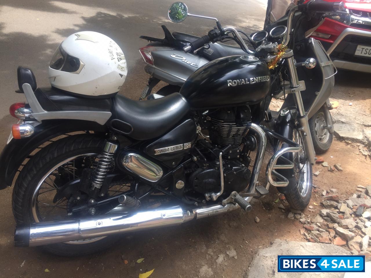 Mat Black Royal Enfield Thunderbird 500