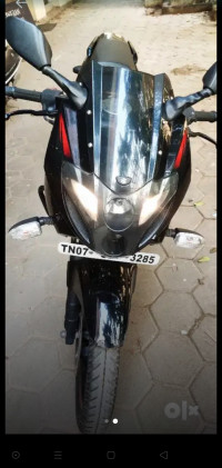 Black And Red Bajaj Pulsar 220 DTSFi