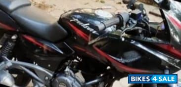 Black And Red Bajaj Pulsar 220 DTSFi