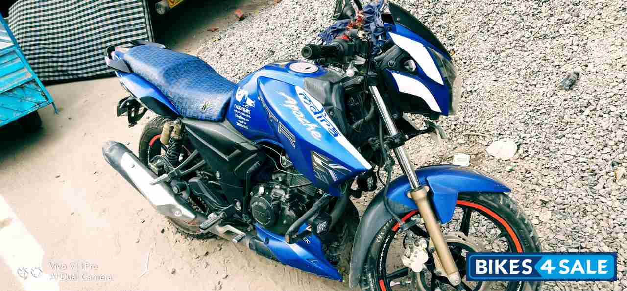 Matt Blue TVS Apache RTR 180