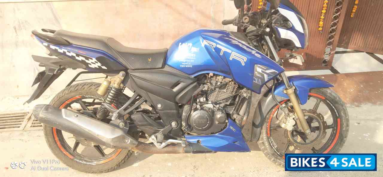 Matt Blue TVS Apache RTR 180