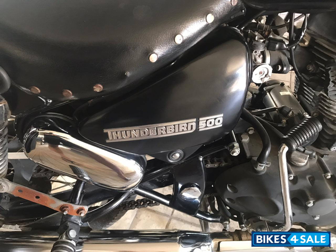 Matt Black Royal Enfield Thunderbird 500