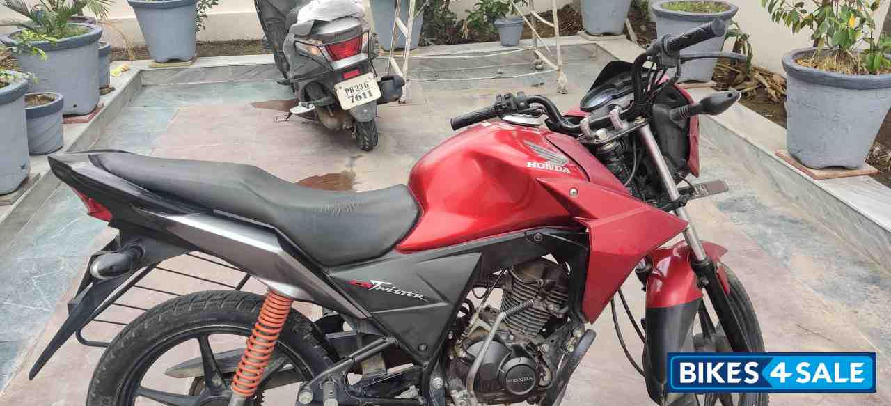 Red Honda CB Twister