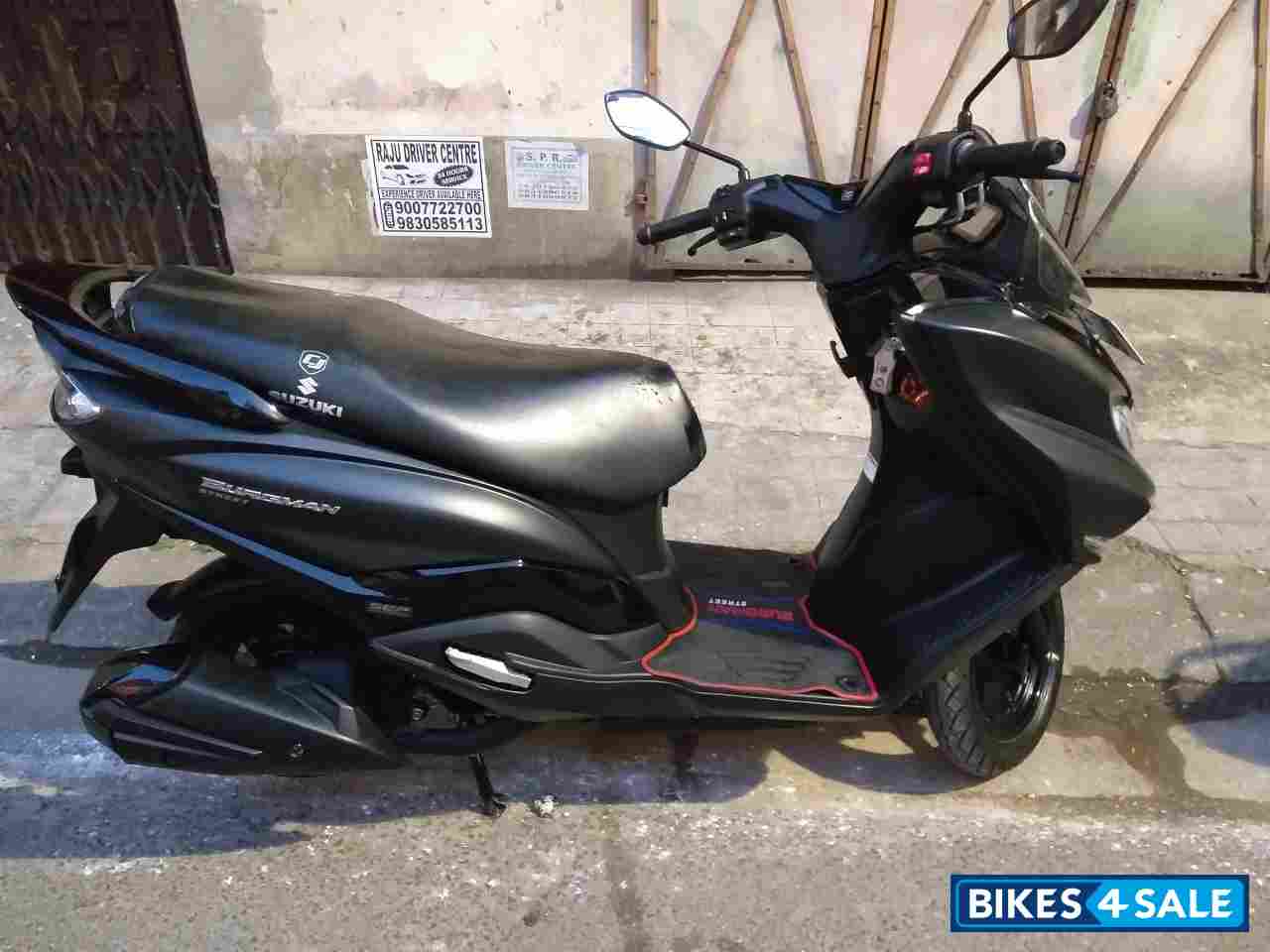 Black Mat Finish Suzuki Burgman Street BS6